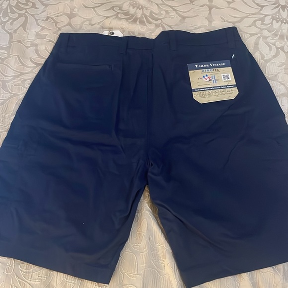 Tailor Vintage Men’s SZ 38 Luxe-performance Navy Blue 4 Pocket Shorts NWT - Picture 11 of 16